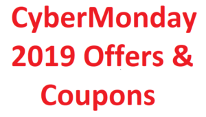 CyberMonday 2019 Coupon Code with huge Discounts