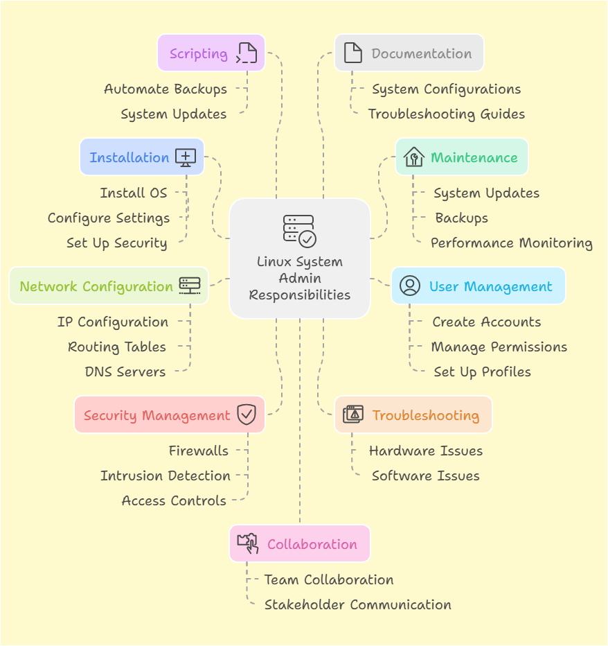 Linux System Admin Job Responsibilities