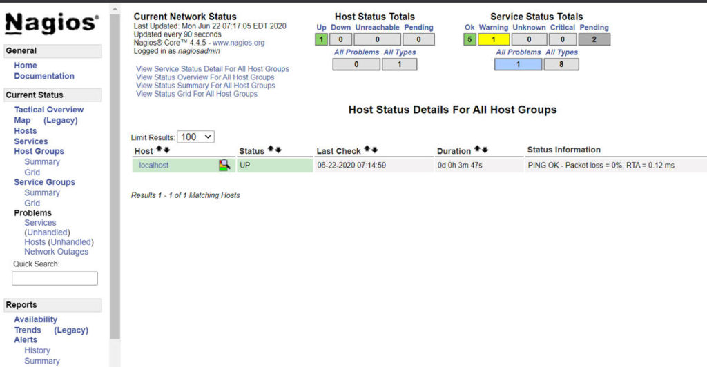 Nagios установка и настройка centos 7