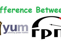 Difference Between YUM and RPM