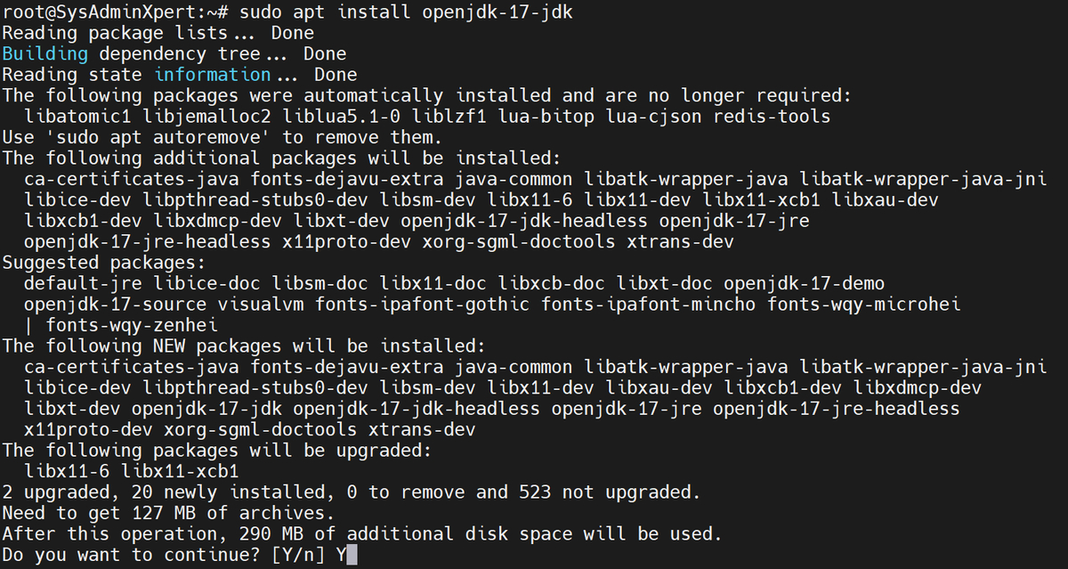 Upgrade Java 11 to Java 17 on Ubuntu